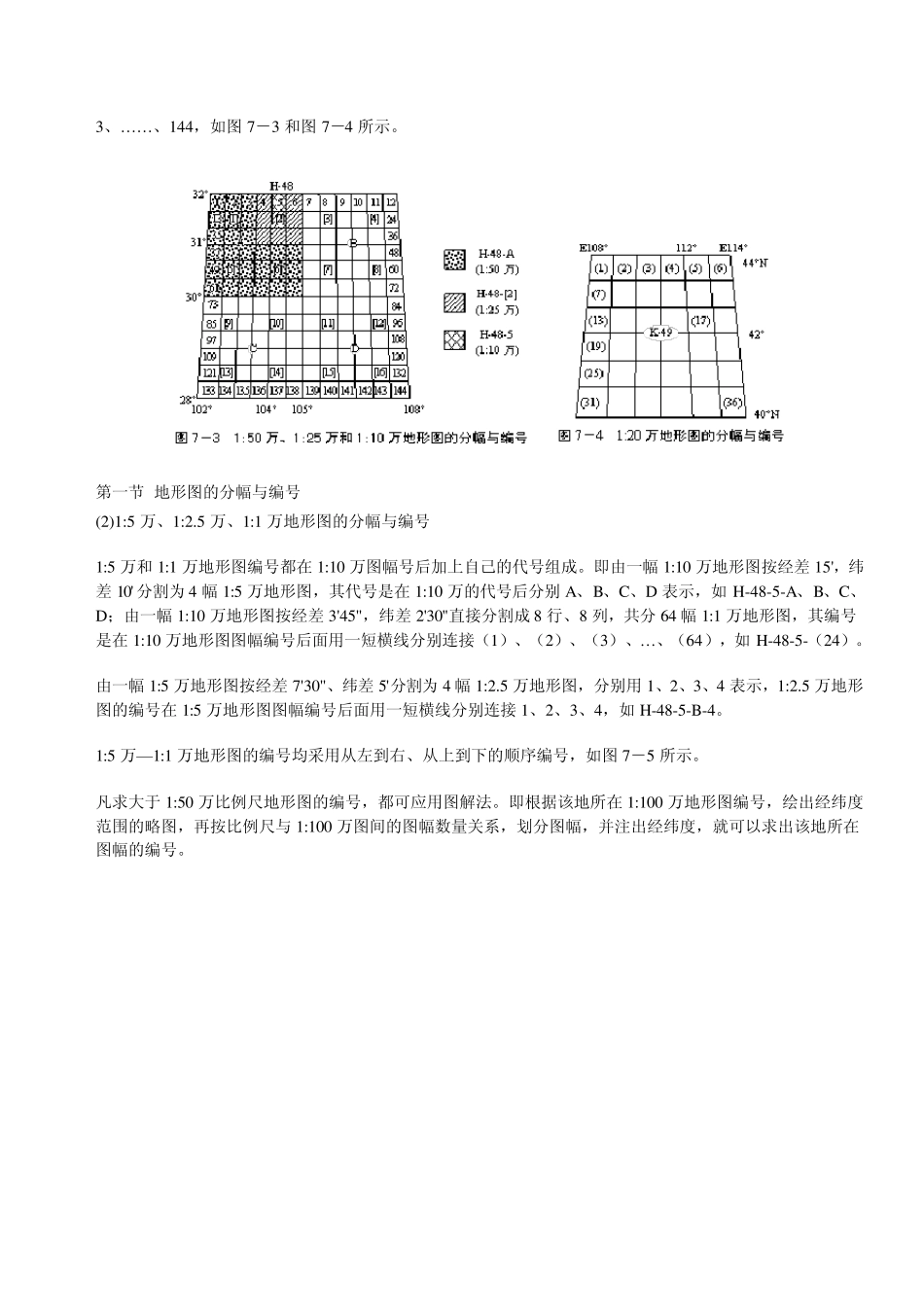 地形图的分幅与编号_第3页