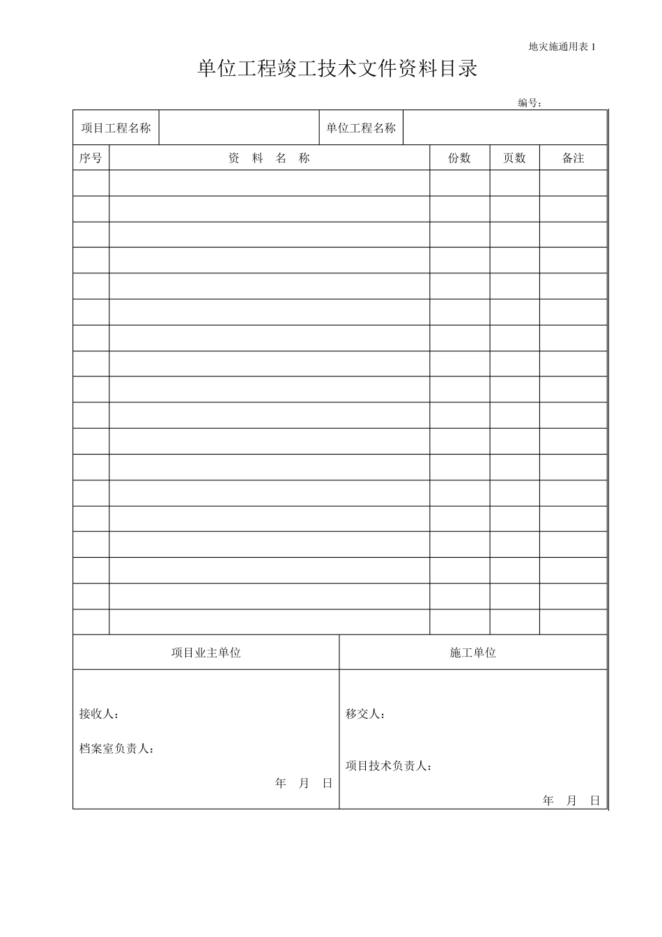 地质灾害工程施工用表.._第3页