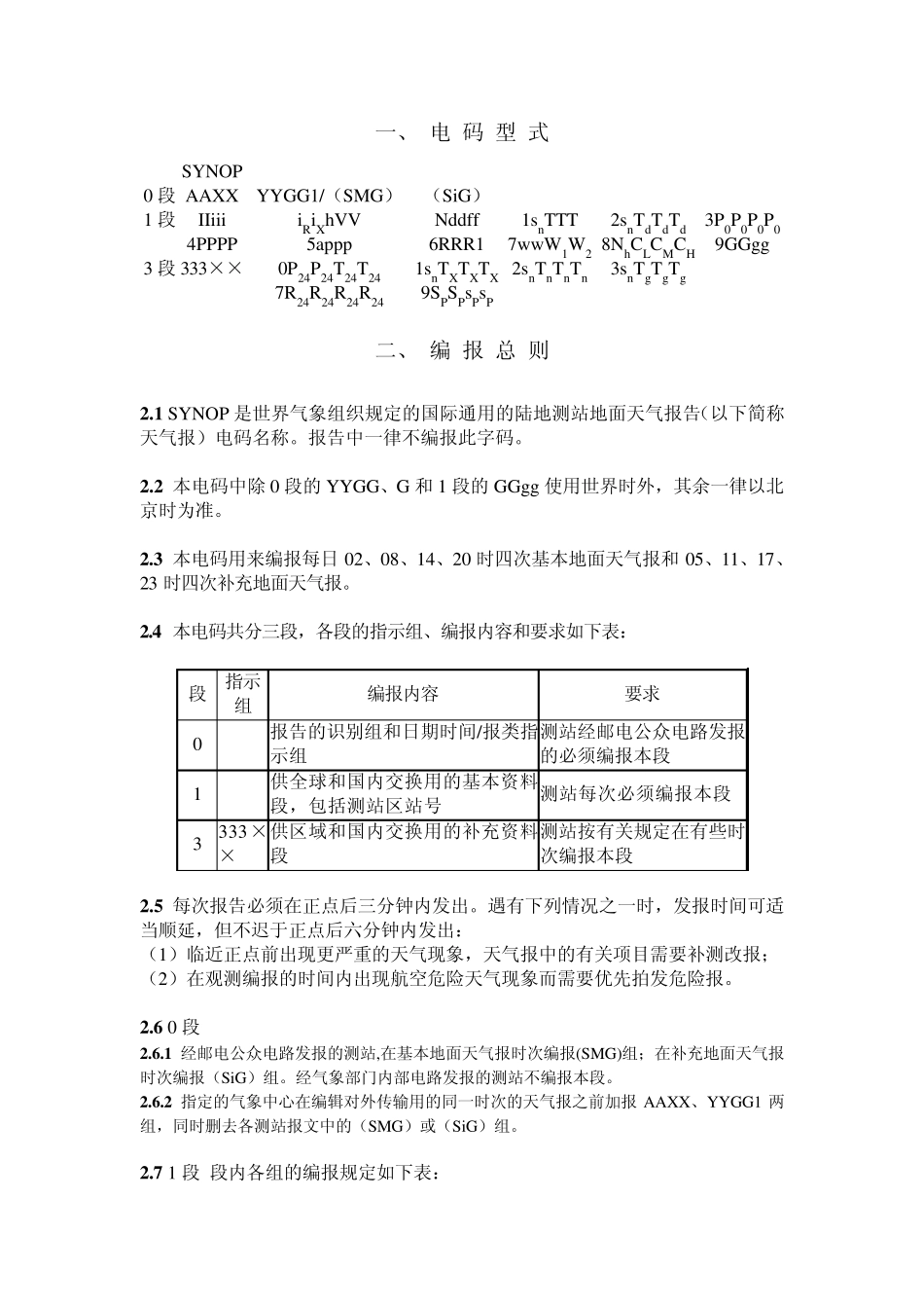 地面气象电码手册_第3页