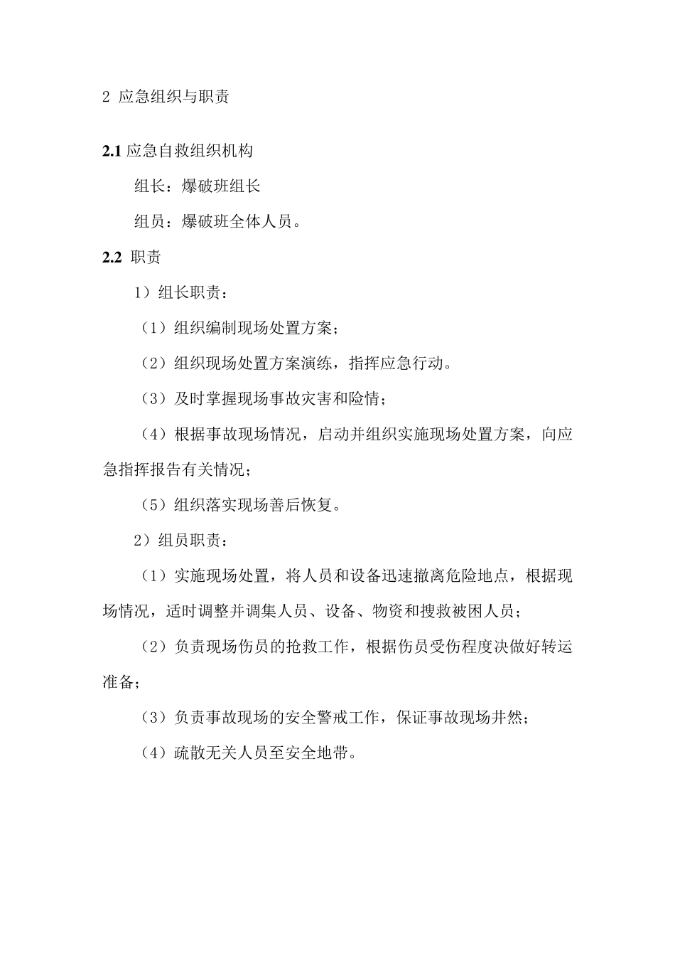 坍塌事故现场处置方案_第2页