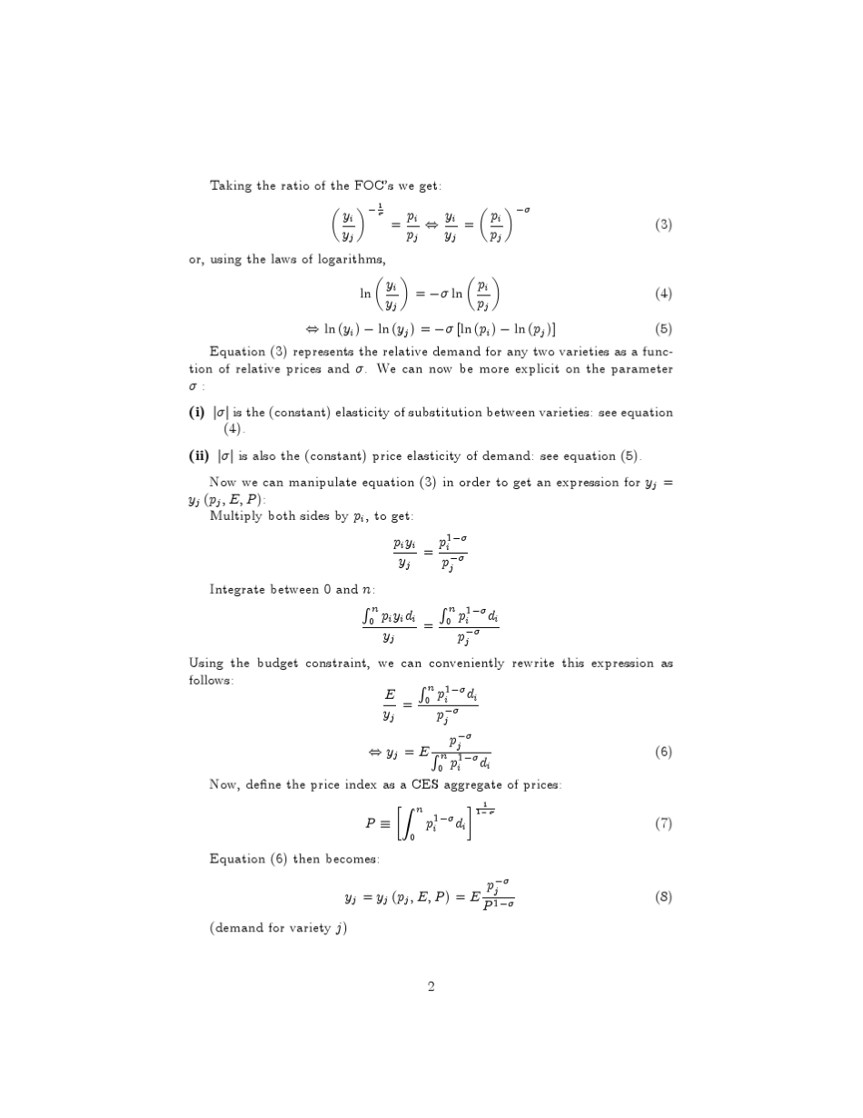 垄断竞争DS模型的详细推导_第2页