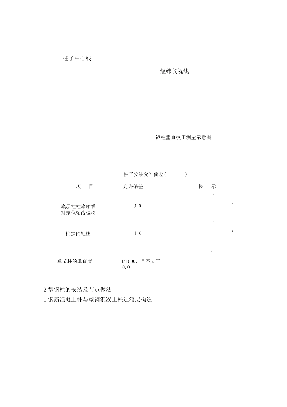 型钢柱工艺流程及安装方法_第3页