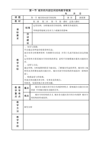 城市内部空间结构