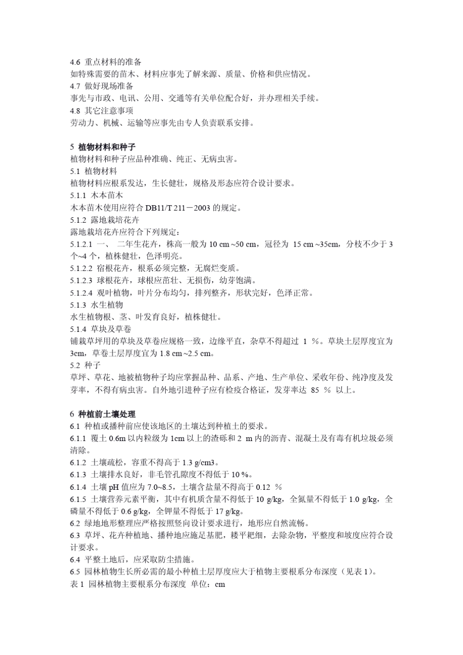 城市园林绿化工程施工及验收规范(DB11／T2122003)_第3页