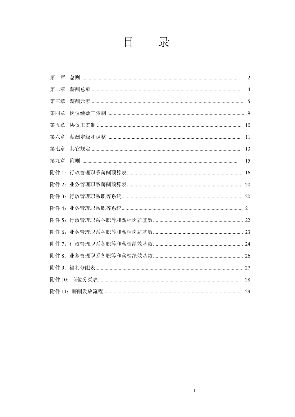 城市建设发展公司薪酬管理制度_第2页