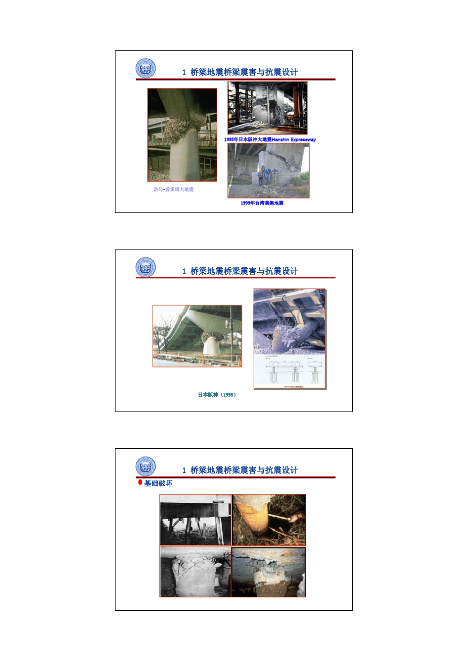 城市桥梁抗震设计规范(CJJ1662011)宣贯讲义(同济李建中)_第3页