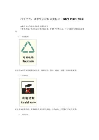 城市生活垃圾分类