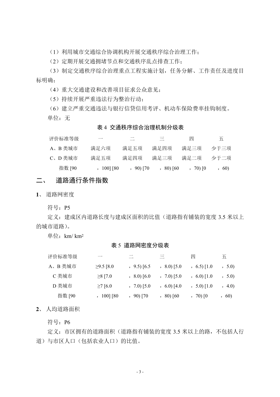 城市道路管理指标评价体系_第3页