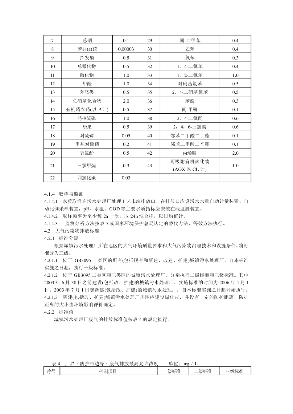 城镇污水处理厂污染物排放标准_第3页