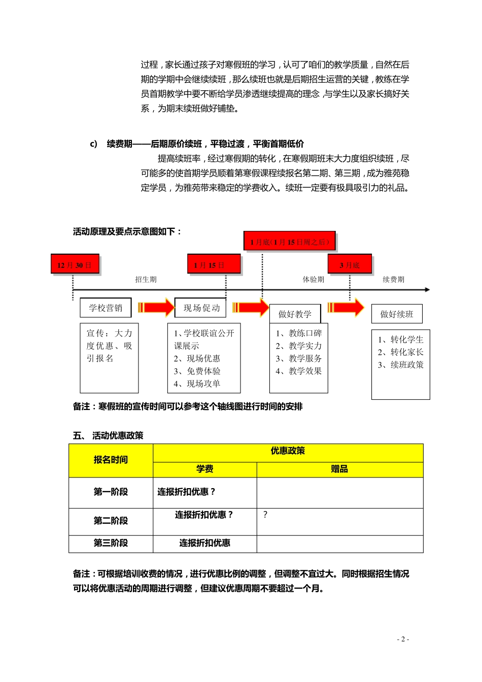 培训机构寒假招生方案_第2页