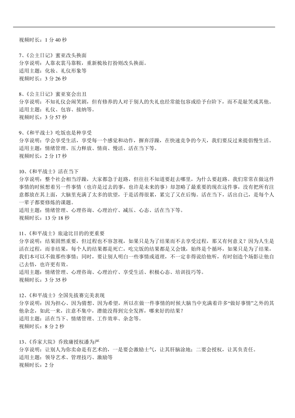 培训讲师绝对需要观看的88个视频_第2页