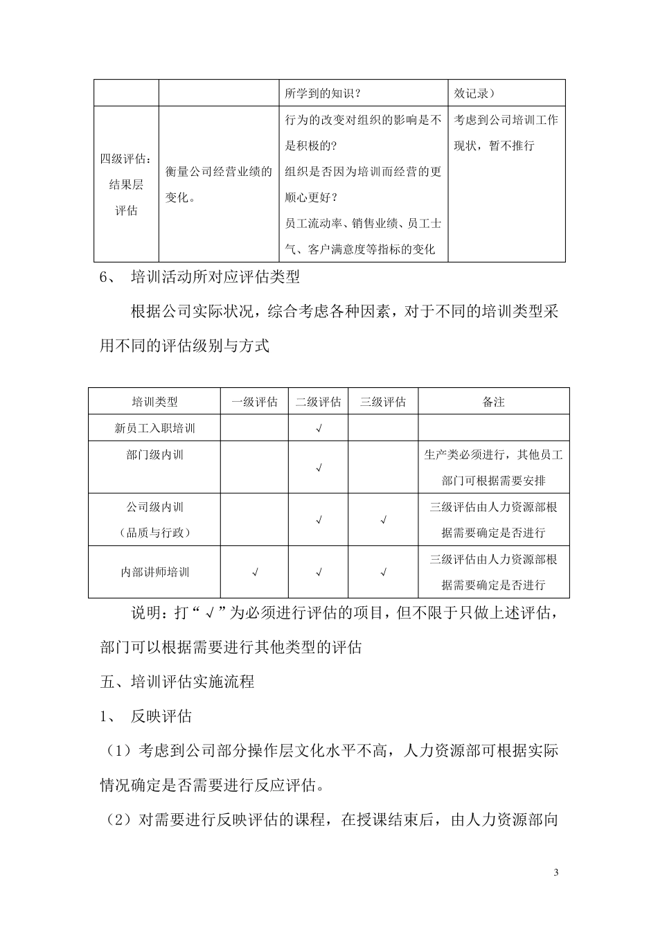 培训评估管理制度_第3页