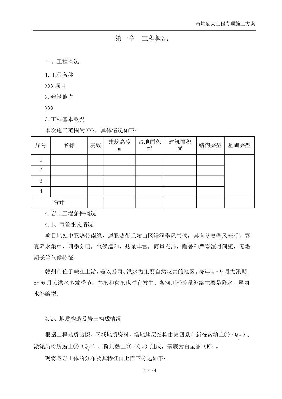 基坑危大工程专项施工方案_第2页