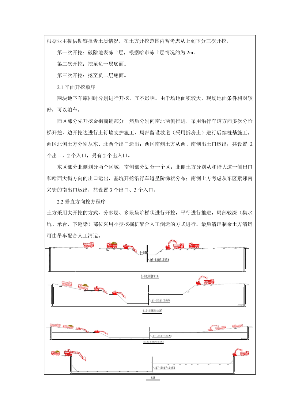 基坑支护土方开挖技术交底_第2页