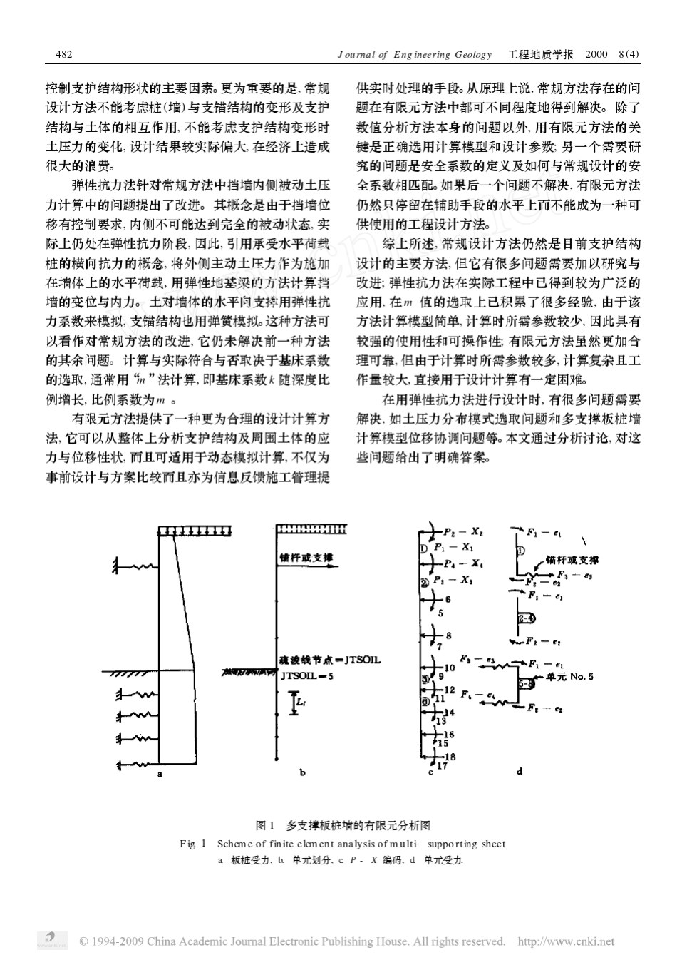 基坑支护设计的弹性抗力法_第2页