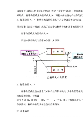 基孔制、基轴制公差带、配合、基本偏差数值表