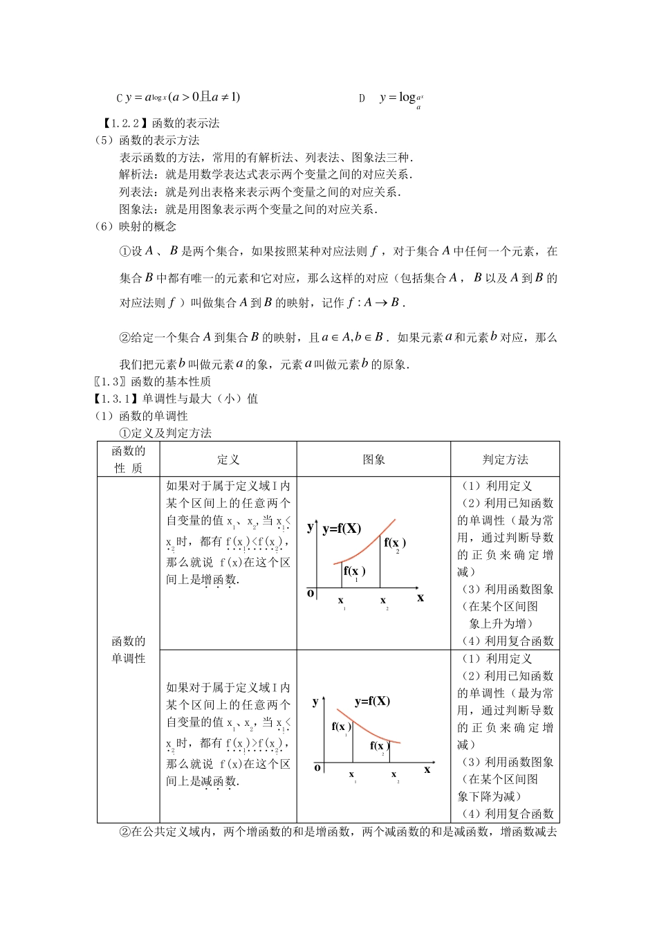 基本初等函数知识点归纳_第3页