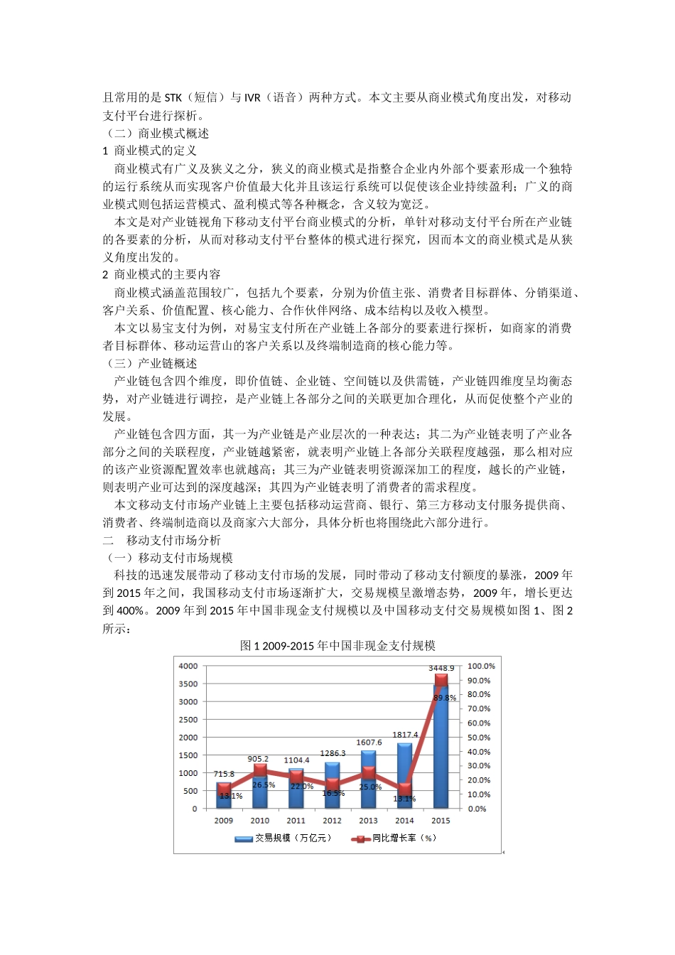 电子商务专业  产业链视角下移动支付平台商业模式分析_第2页