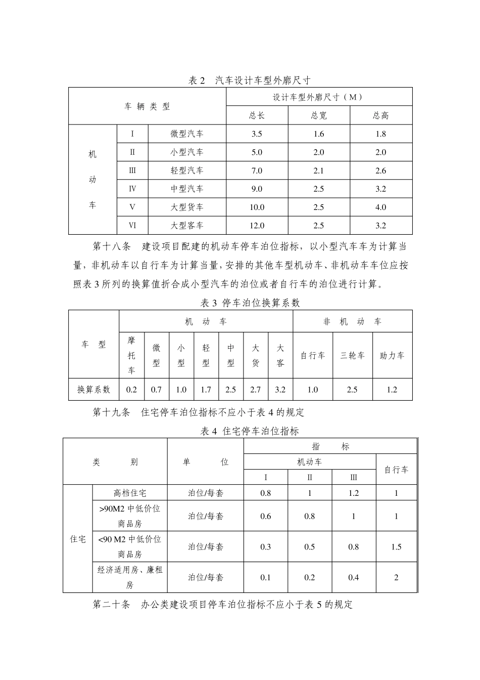 山东省项目配建停车场标准_第3页