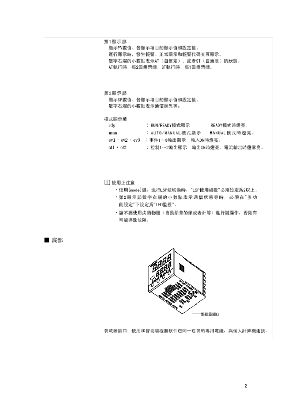 山武温控器说明_第2页
