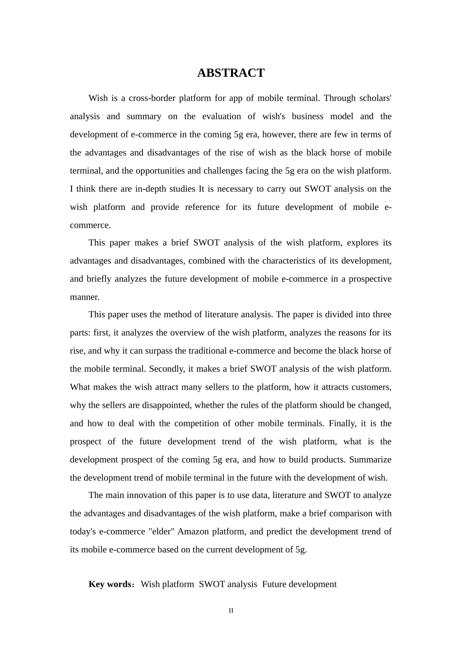 电子商务专业-WISH平台的SWOT分析_第2页