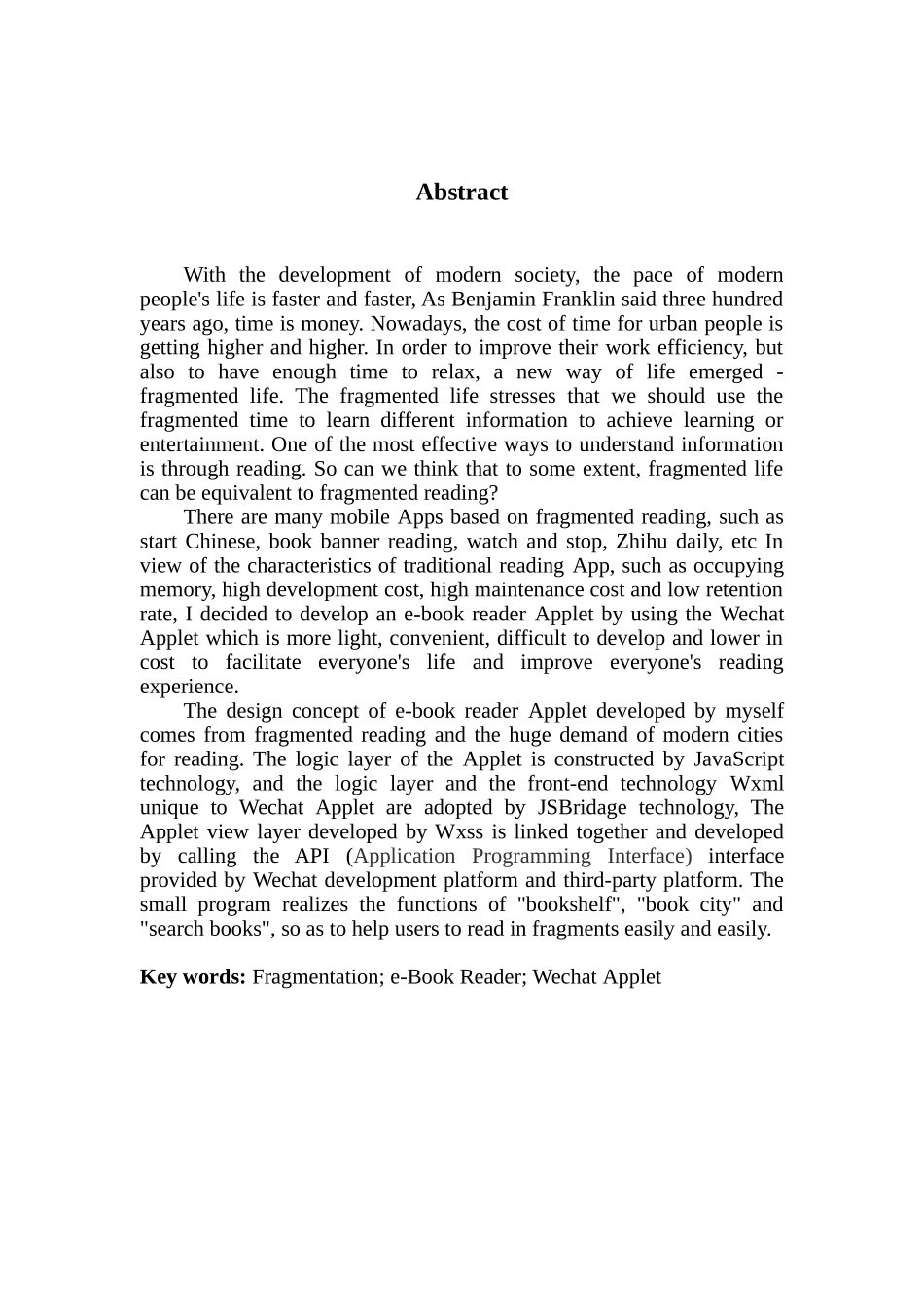 电子书阅读器小程序设计与实现_第2页