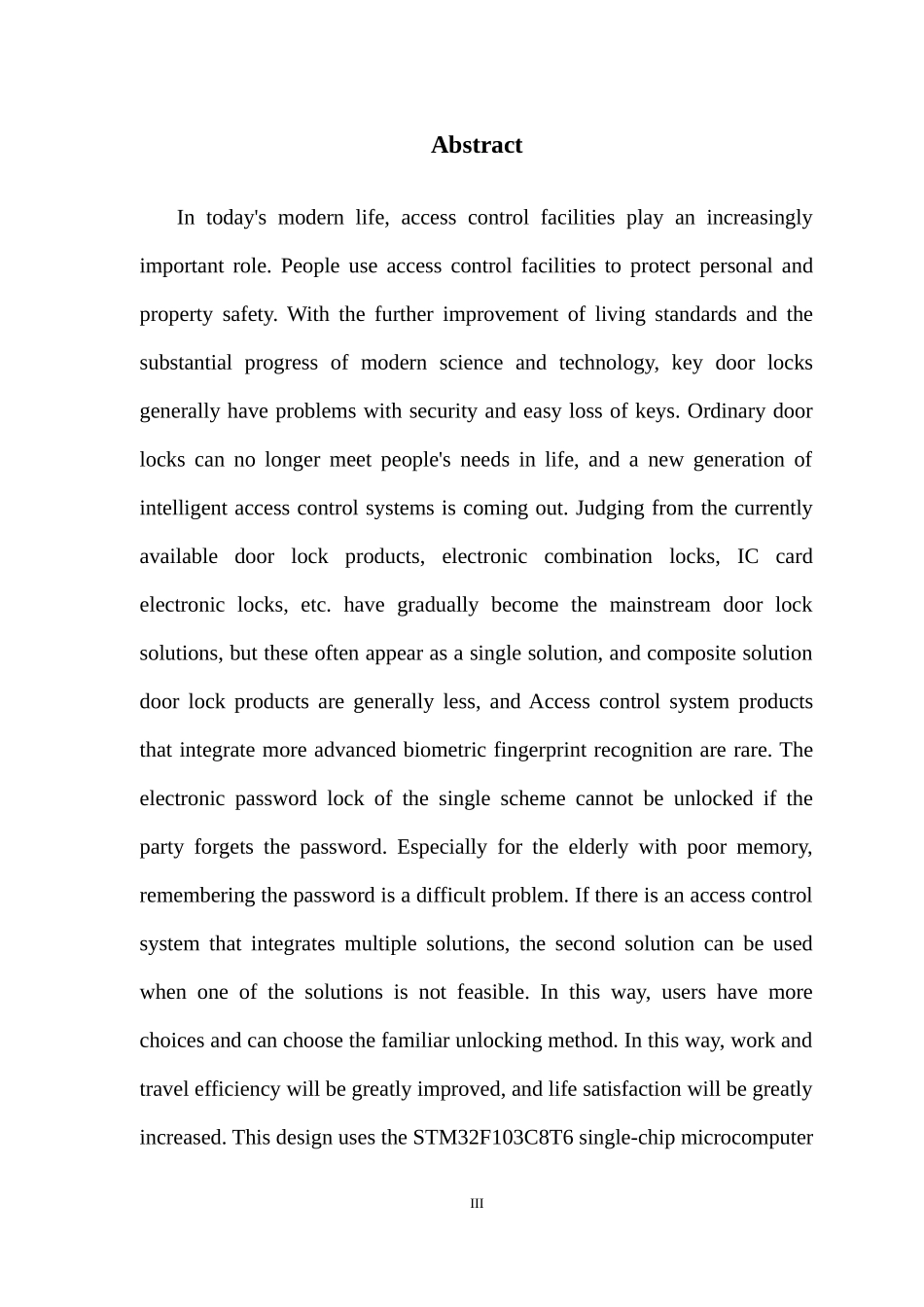 电子信息工程 基于单片机的智能门禁管理系统的设计_第3页