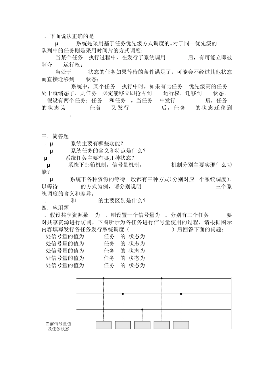 嵌入式操作系统μITRON综合习题_第2页