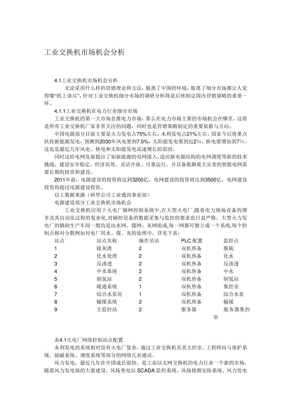 工业交换机市场机会分析_第1页