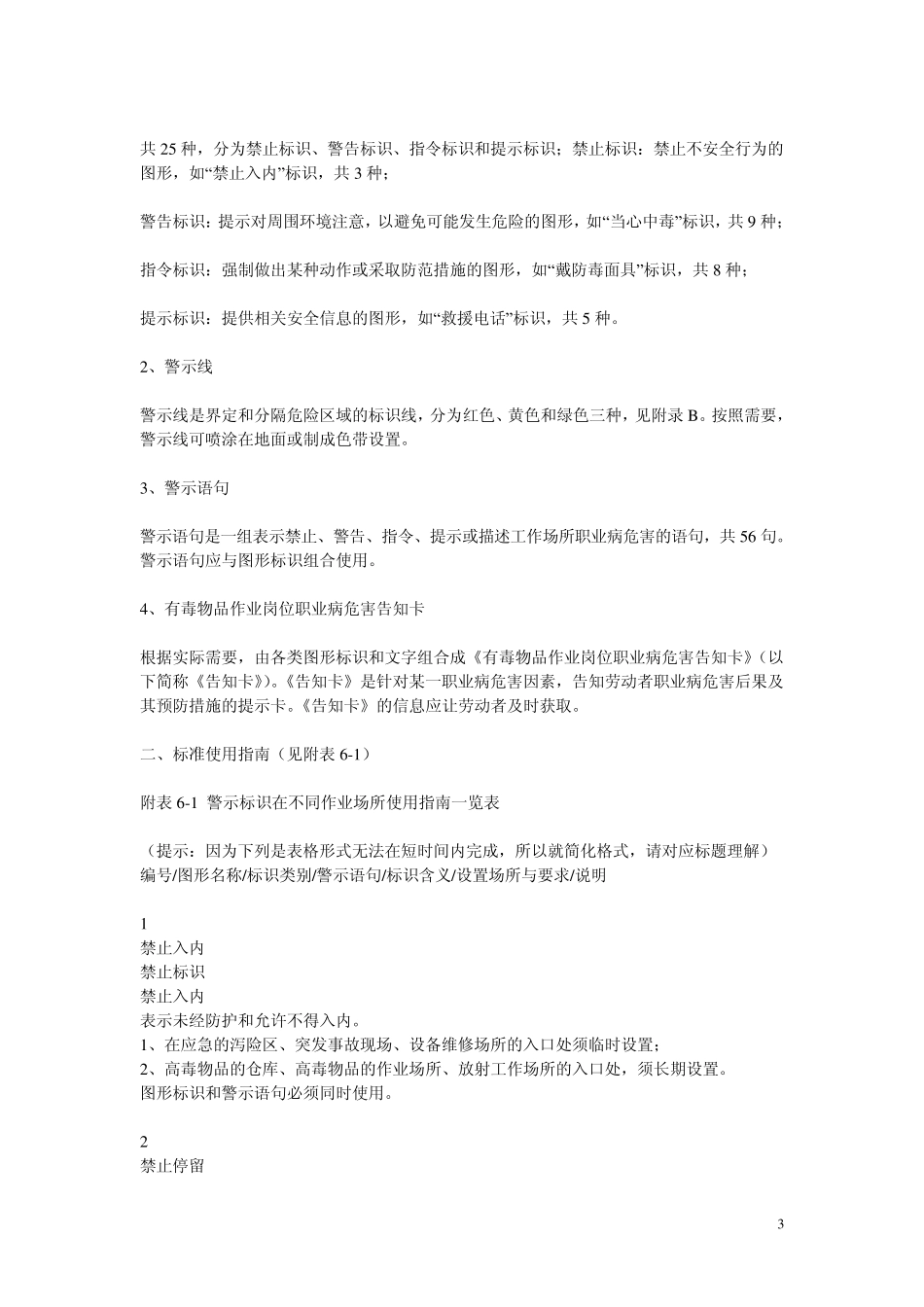 工业场所职业危害警示标志使用指南_第3页