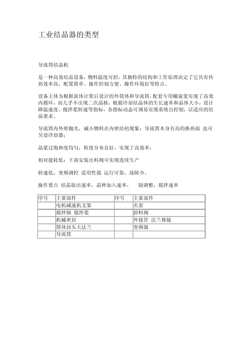 工业结晶器的类型_第1页