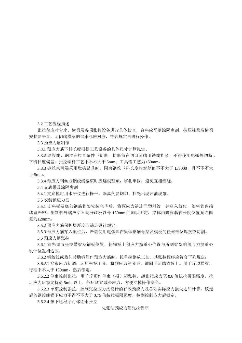 2025年预应力张拉施工工艺标准_第2页