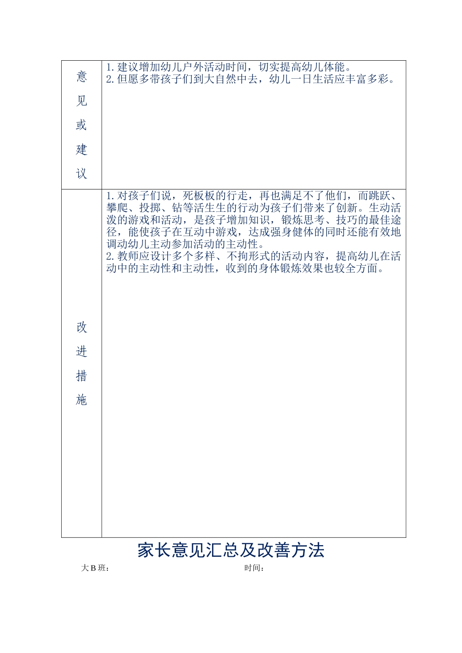 2025年家长意见汇总及改进措施_第3页