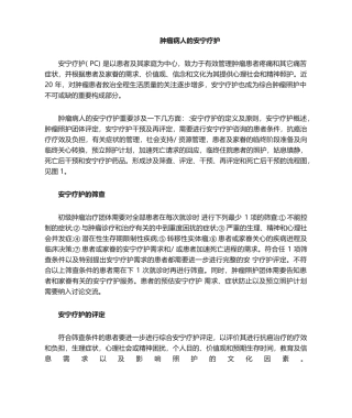 2025年肿瘤病人的安宁疗护