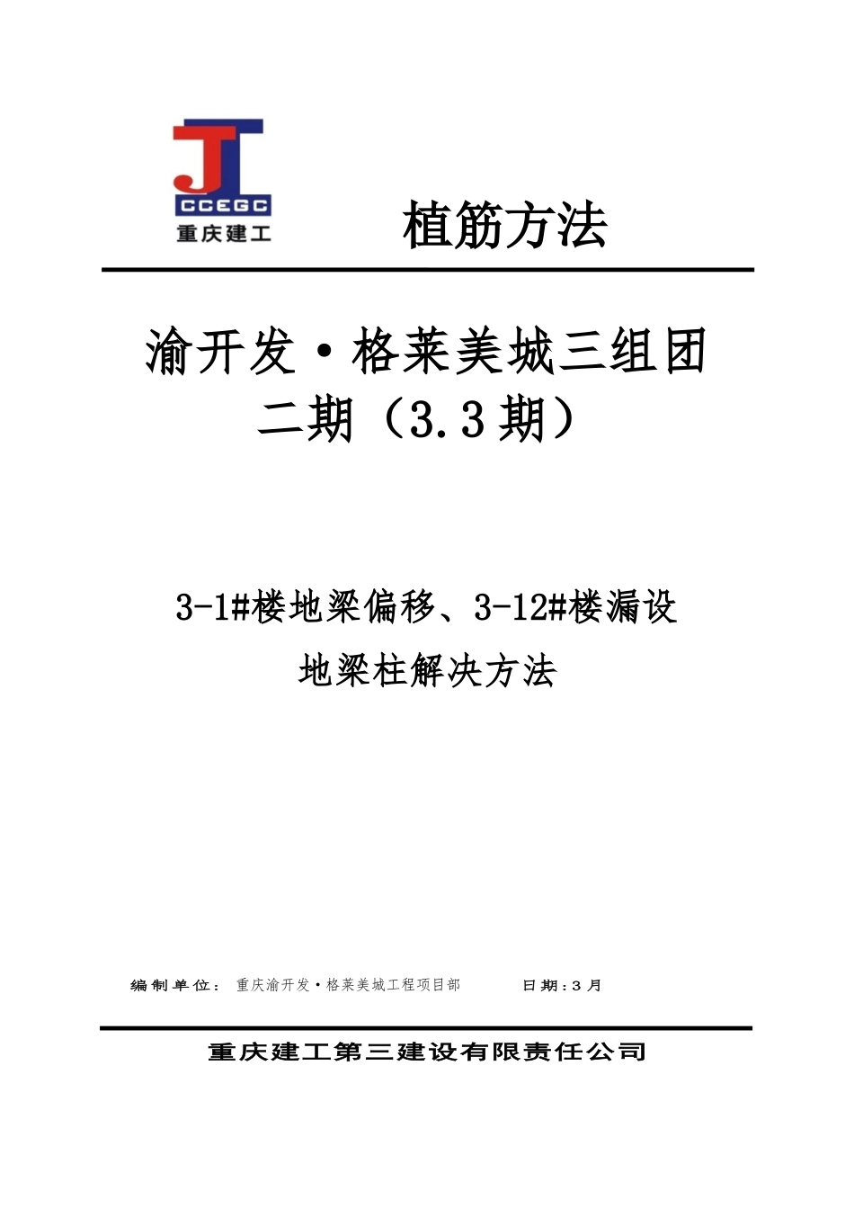 2025年植筋处理方案_第1页