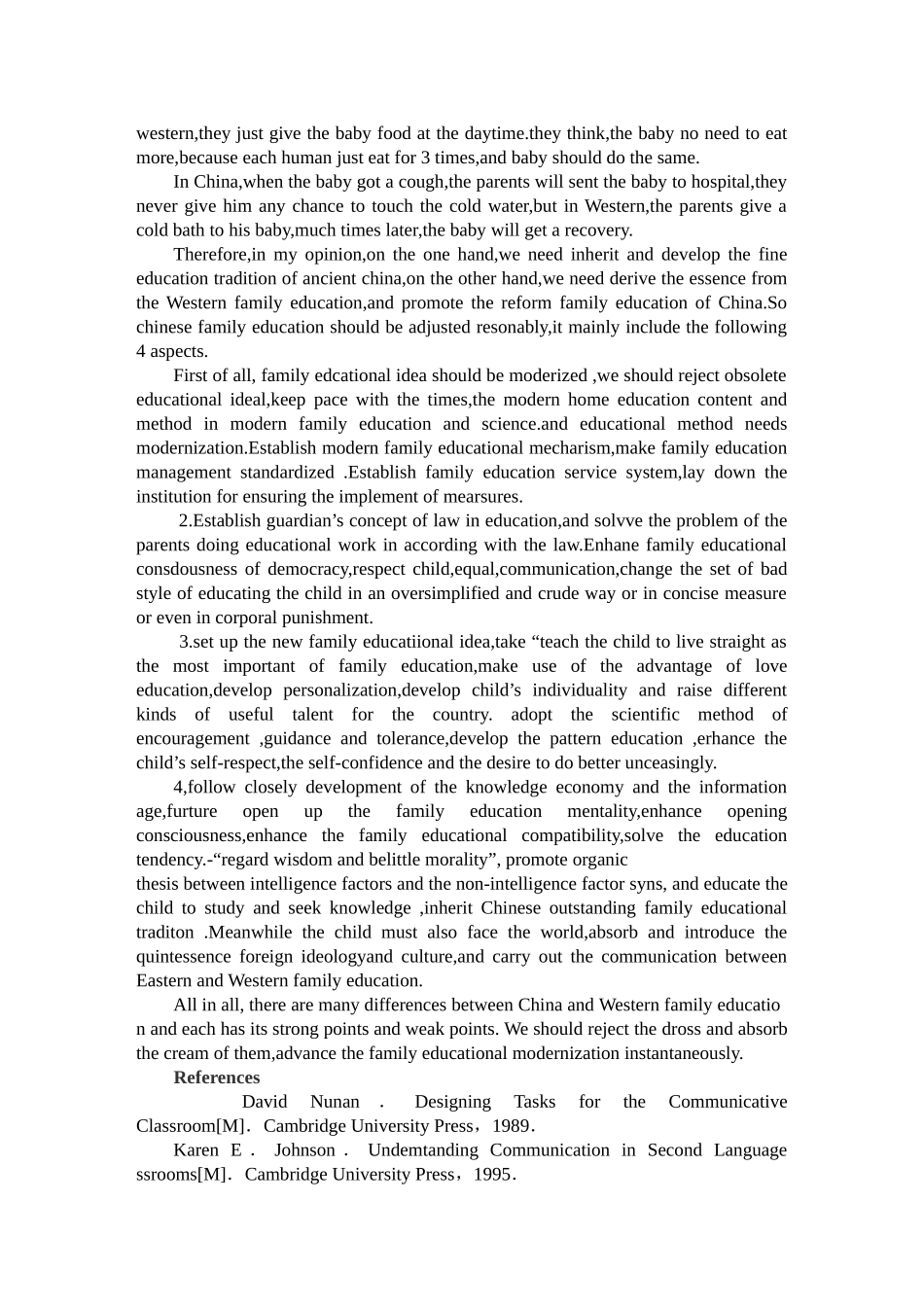 东西方家庭教育观的差异及社会成因对比分析英语专业论文_第3页