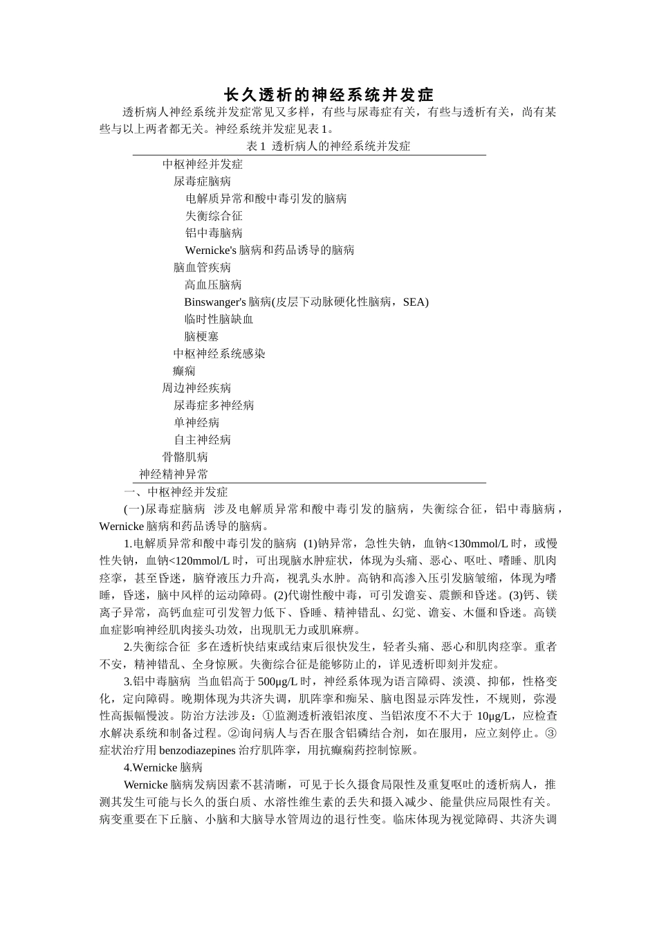 2025年长期血液透析并发症_第1页
