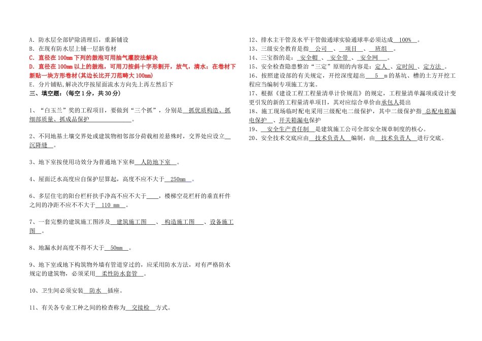 2025年项目经理考试试题_第3页