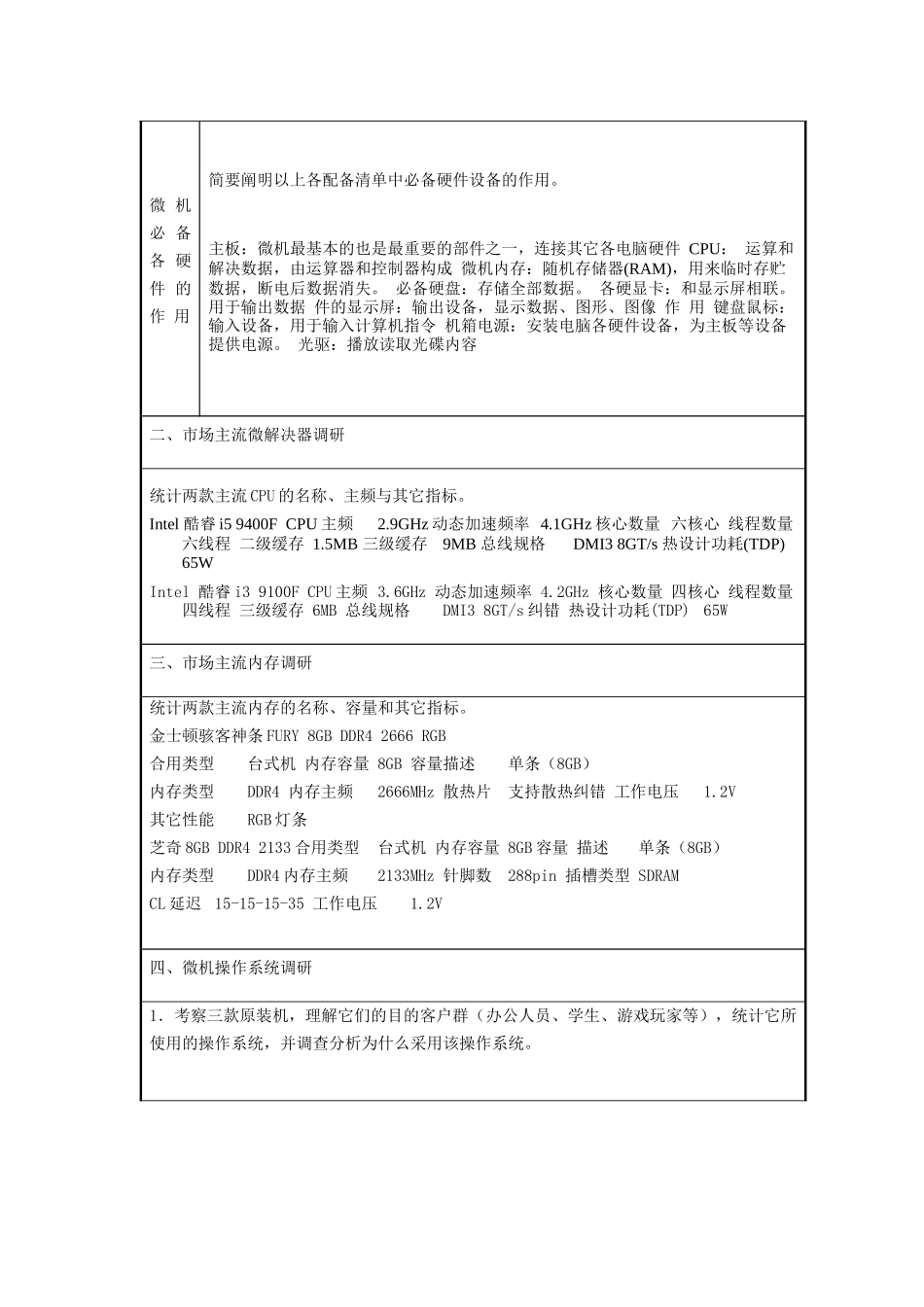 2025年实训微机应用现状调研实训报告_第3页