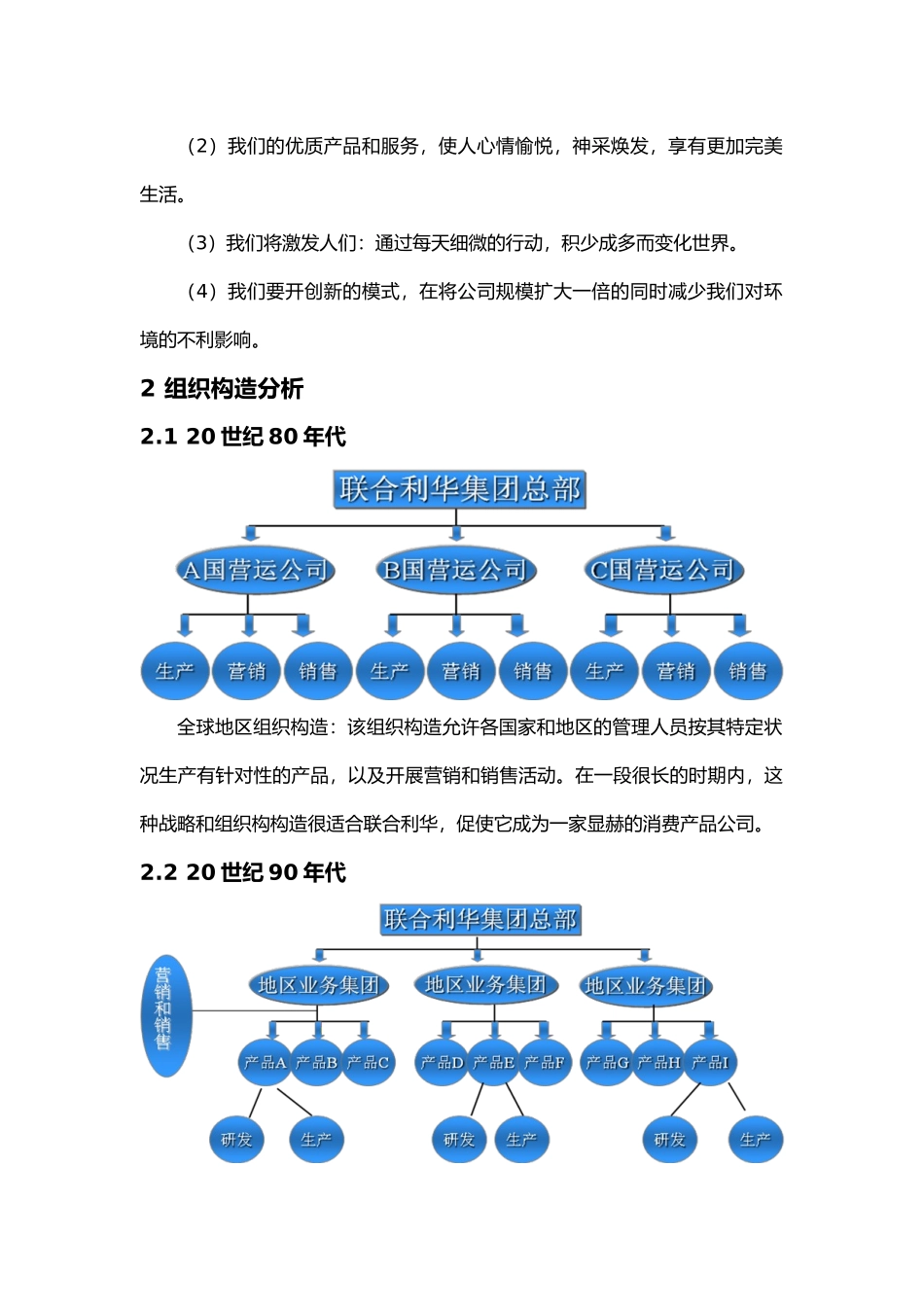 2025年联合利华公司战略分析报告书_第2页