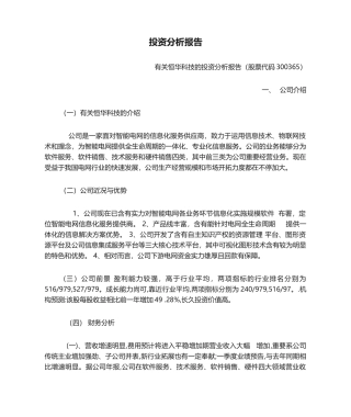 2025年投资分析报告