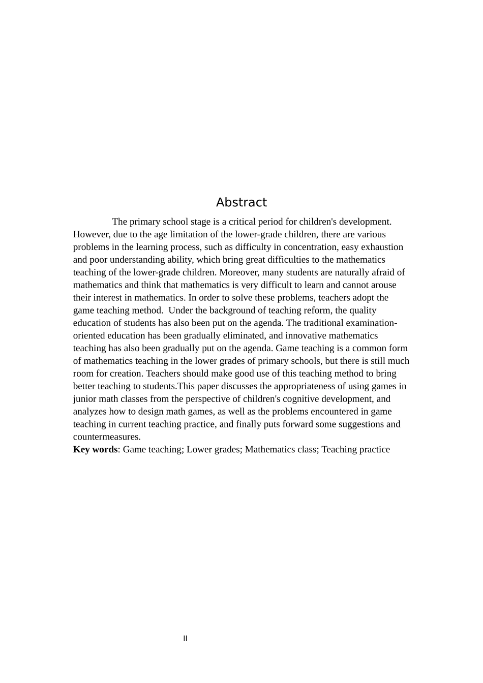 低年级数学游戏教学概述_第2页