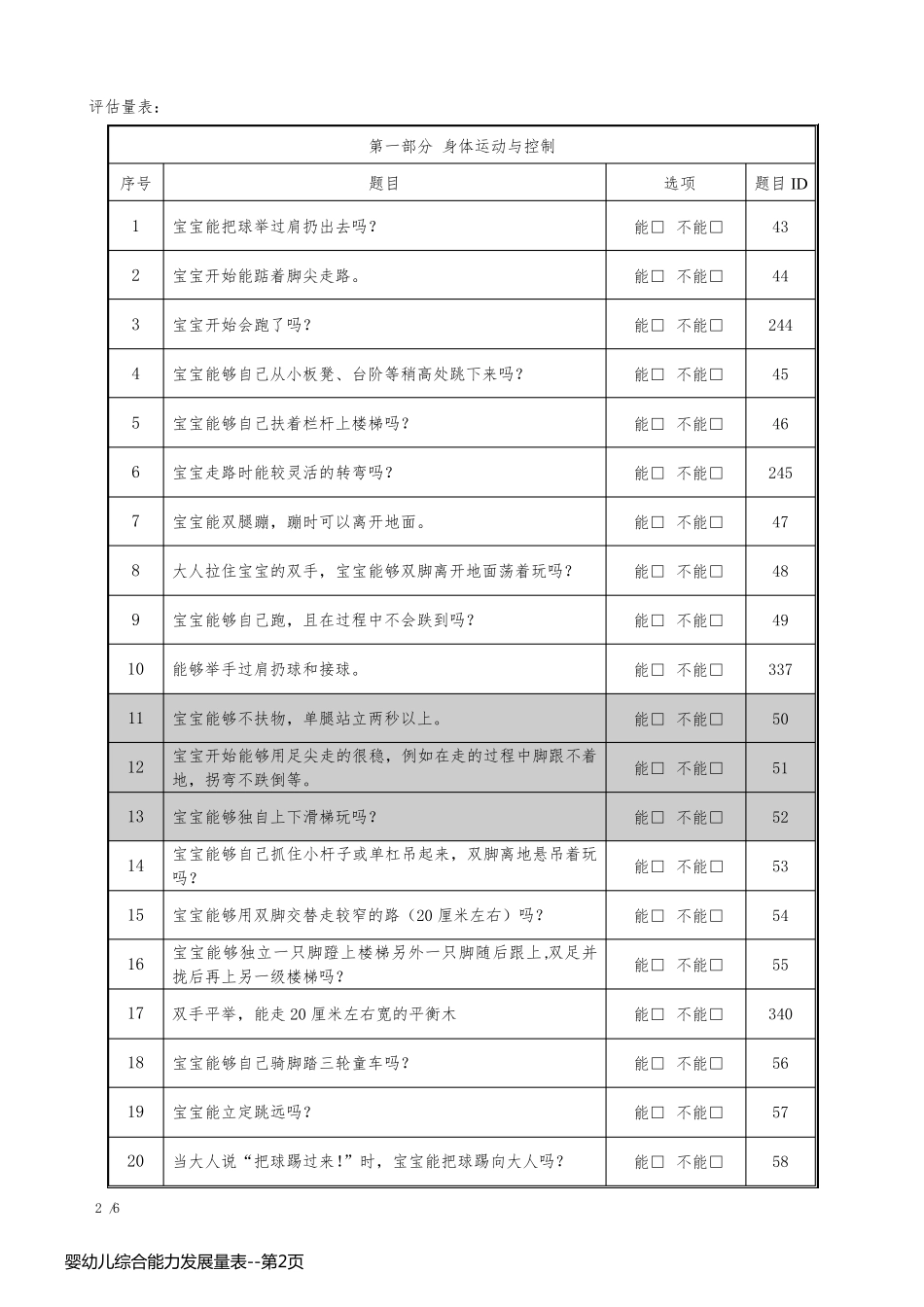 婴幼儿综合能力发展量表_第2页