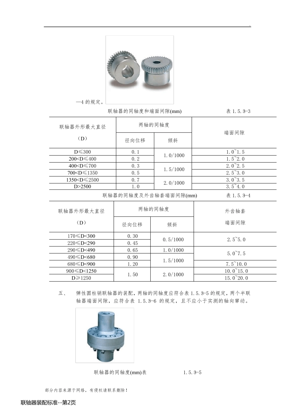 联轴器装配标准_第2页