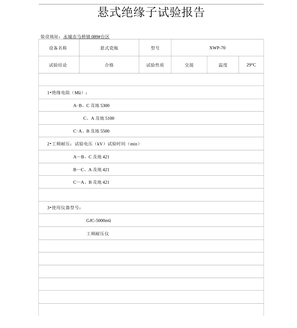 跌落式熔断器试验报告_第3页