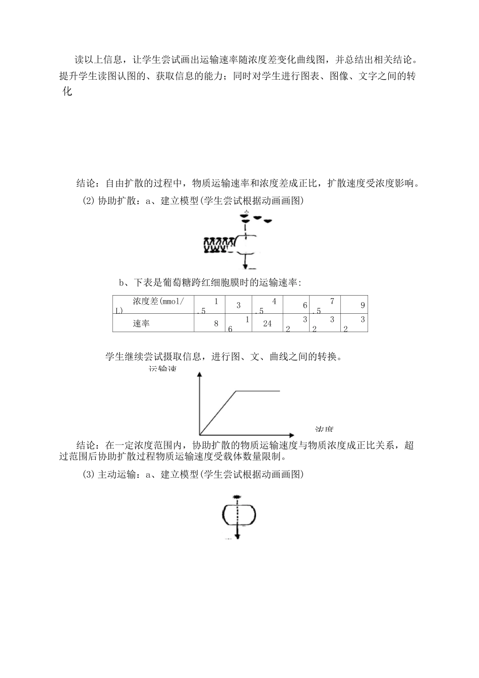 物质跨膜运输方式教学设计_第3页