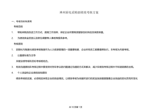 采购部绩效考核