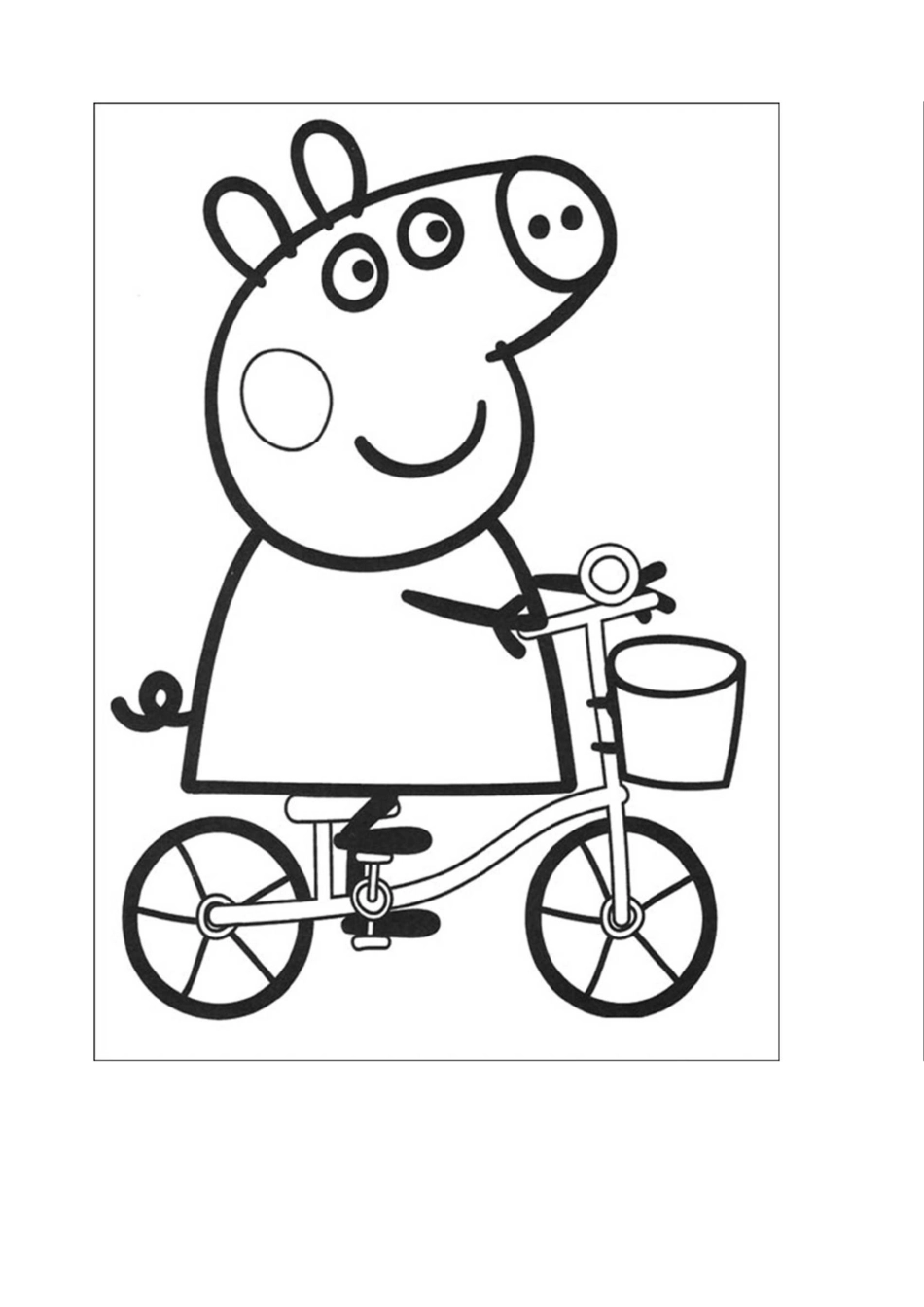 幼儿小猪佩奇涂色_第2页