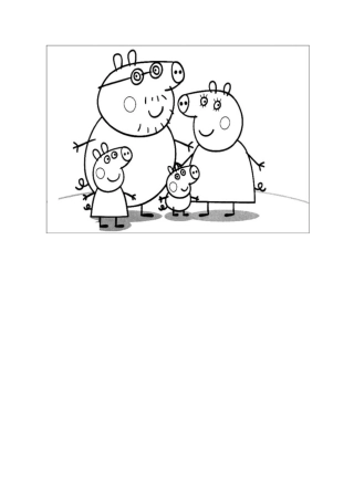 幼儿小猪佩奇涂色