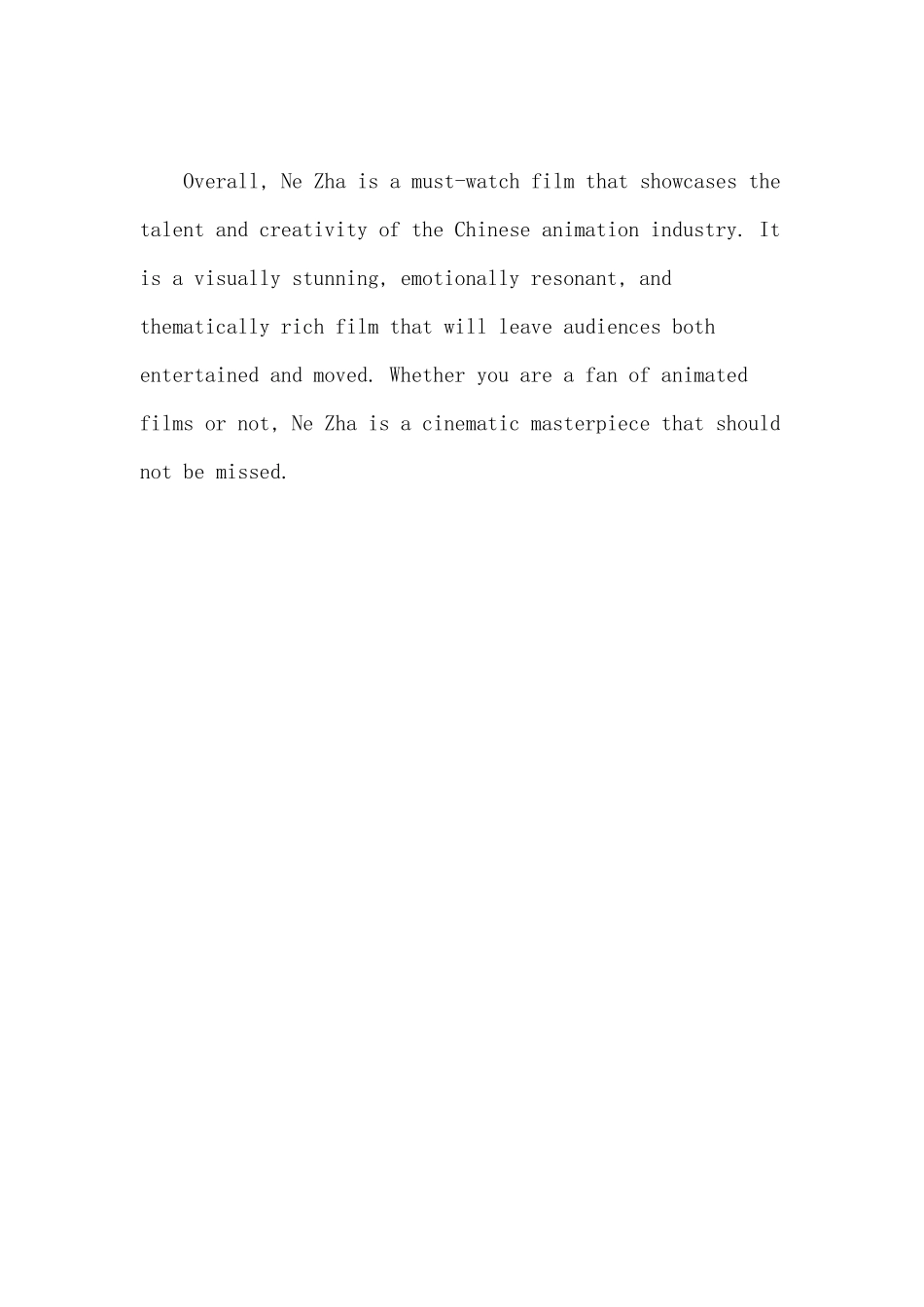 英语电影哪吒作文简介_第3页